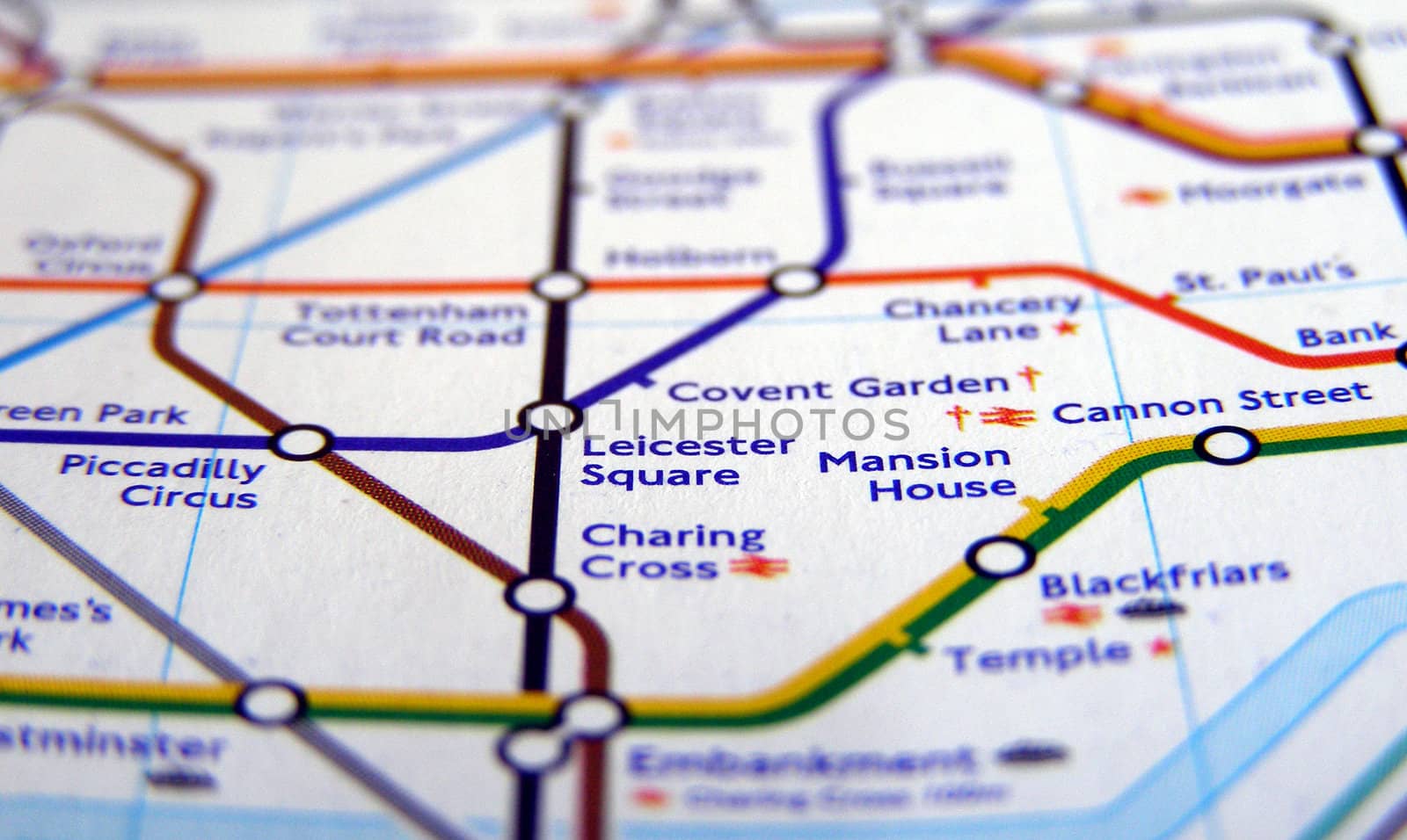 Tube map of London underground by claudiodivizia