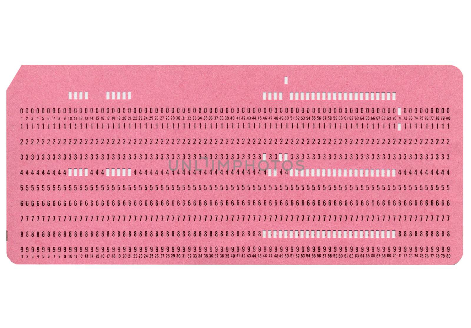 Punched card by claudiodivizia