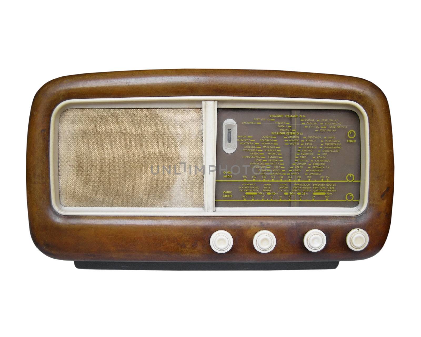 Old AM radio tuner