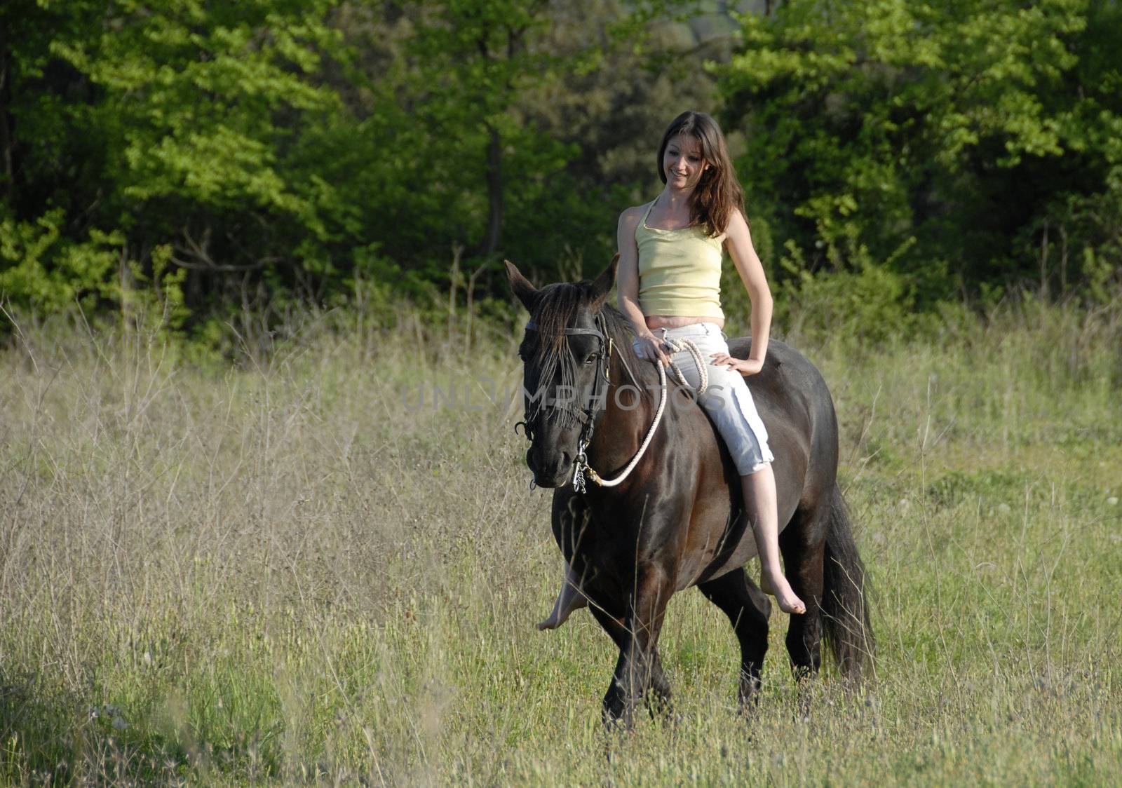 riding woman by cynoclub