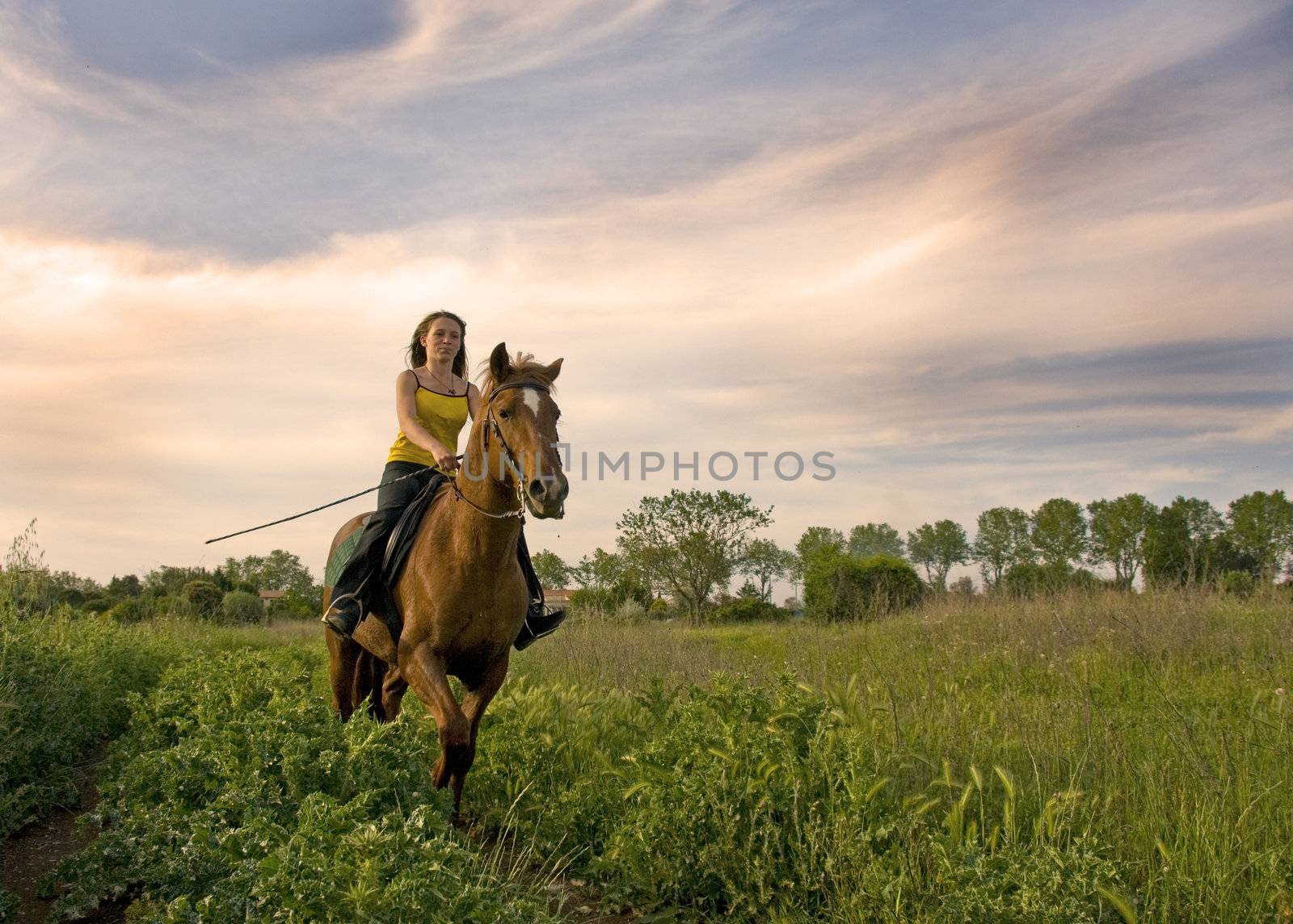 riding girl by cynoclub