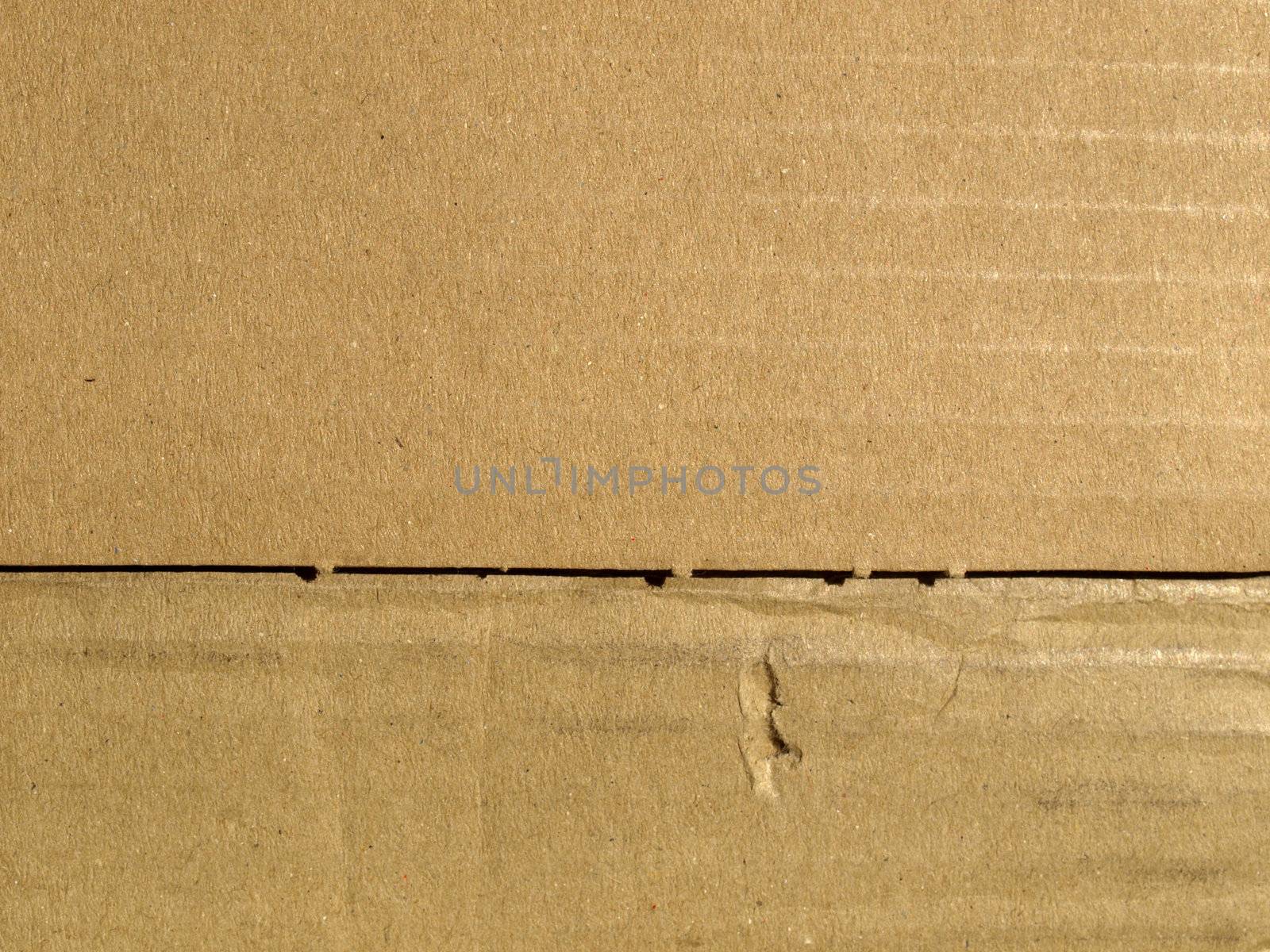 Brown corrugated cardboard sheet background material texture