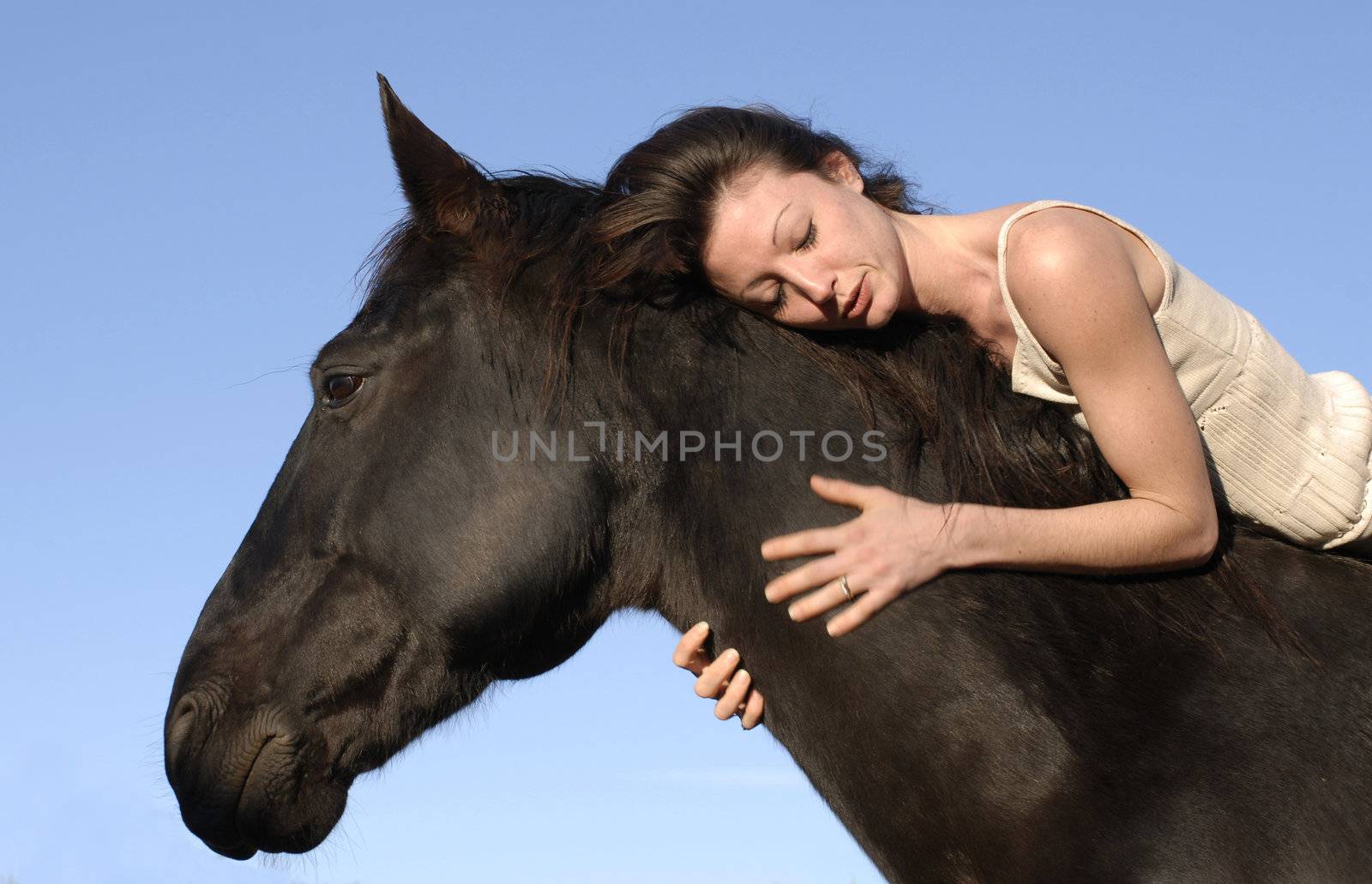 woman and horse by cynoclub