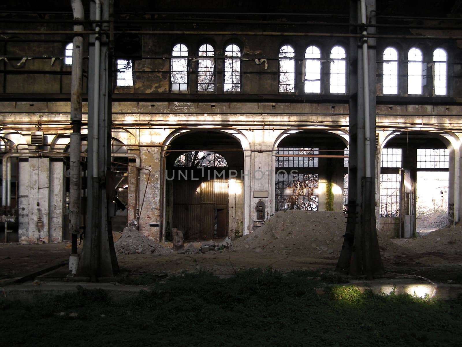 Abandoned factory industrial archeology architecture