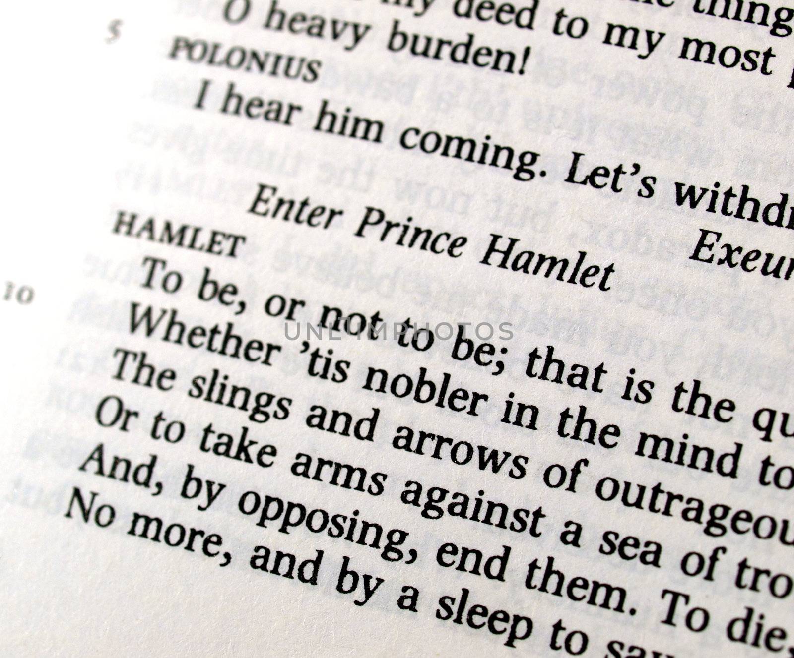 Shakespeare's Hamlet To be or not to be