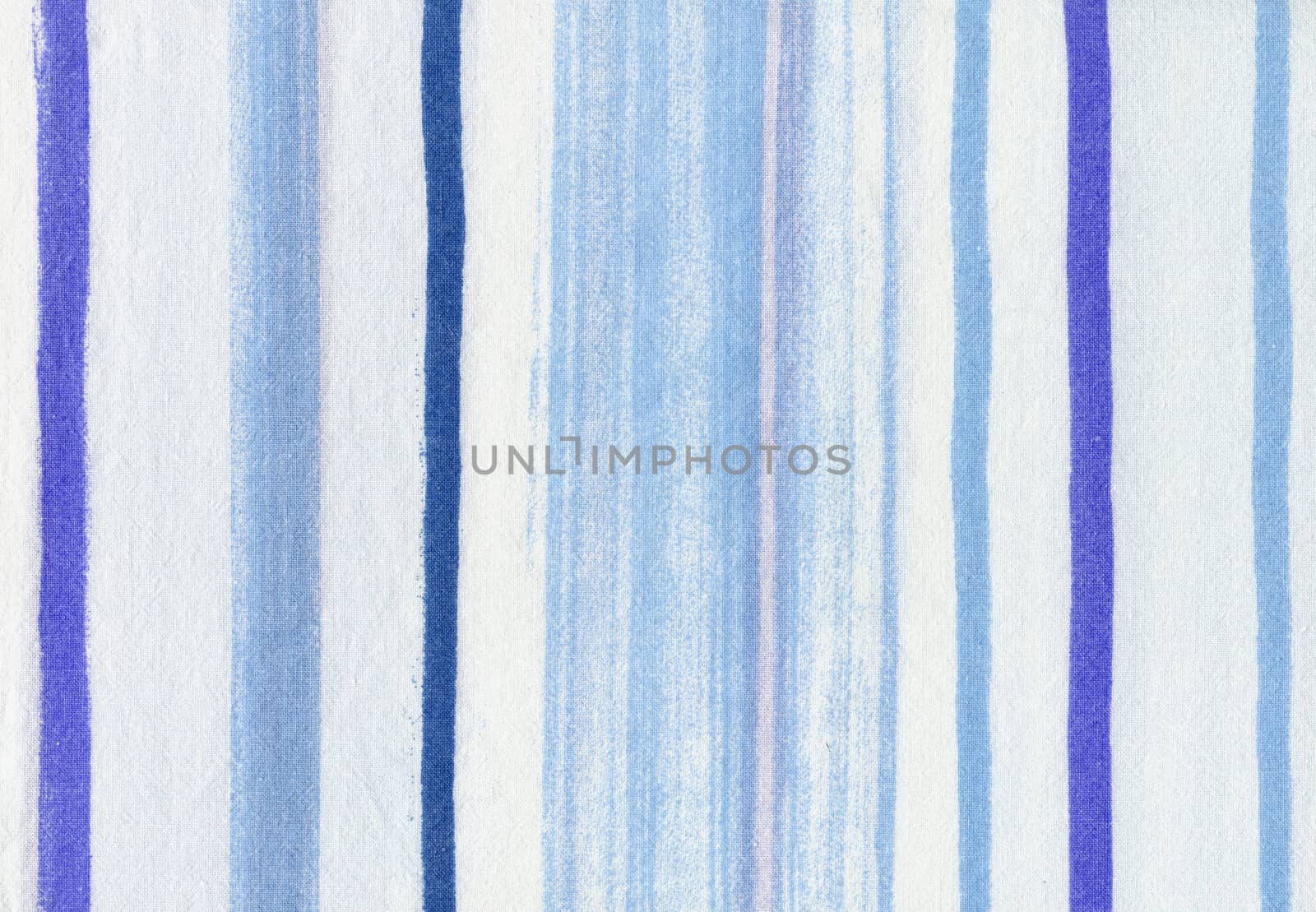 Blue striped fabric