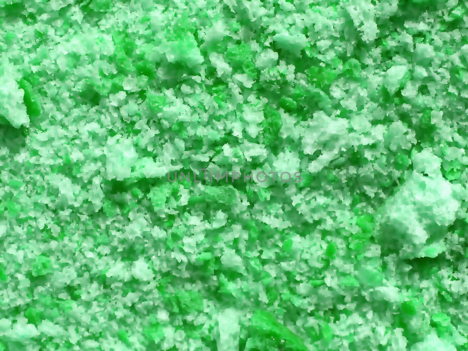 Abstract green background crystals