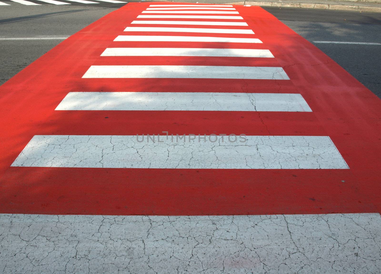 Zebra crossing pedestrian traffic sign