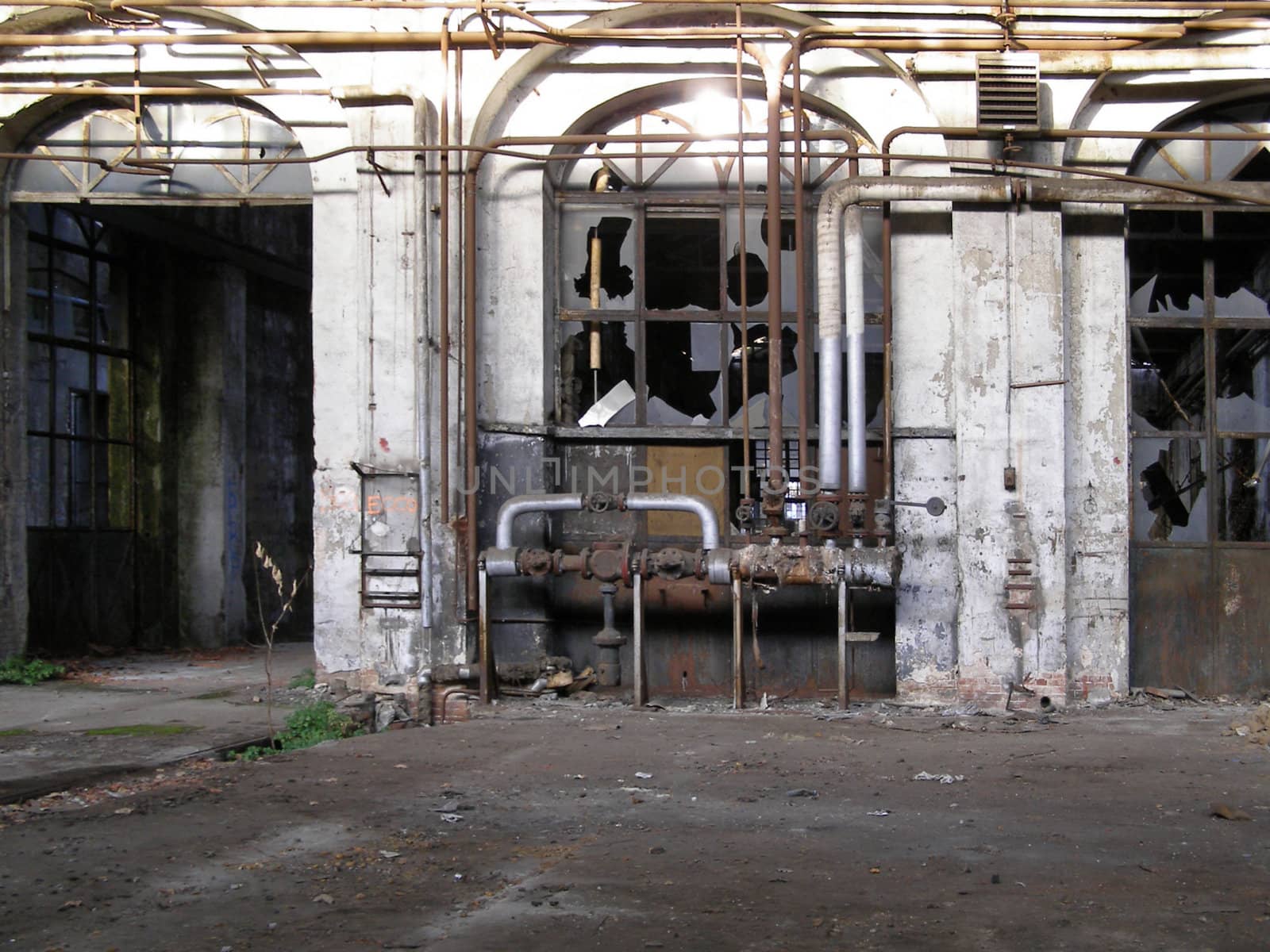 Abandoned factory industrial archeology architecture