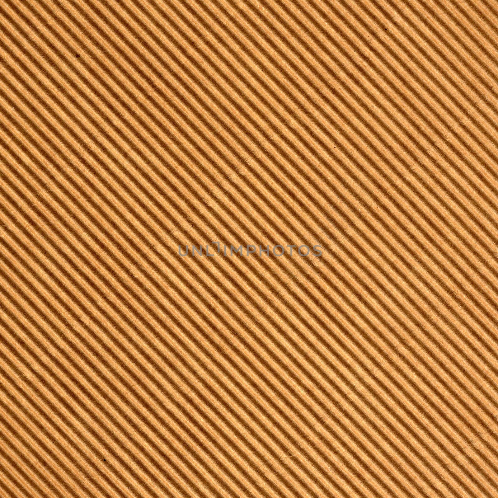 Brown corrugated cardboard sheet background