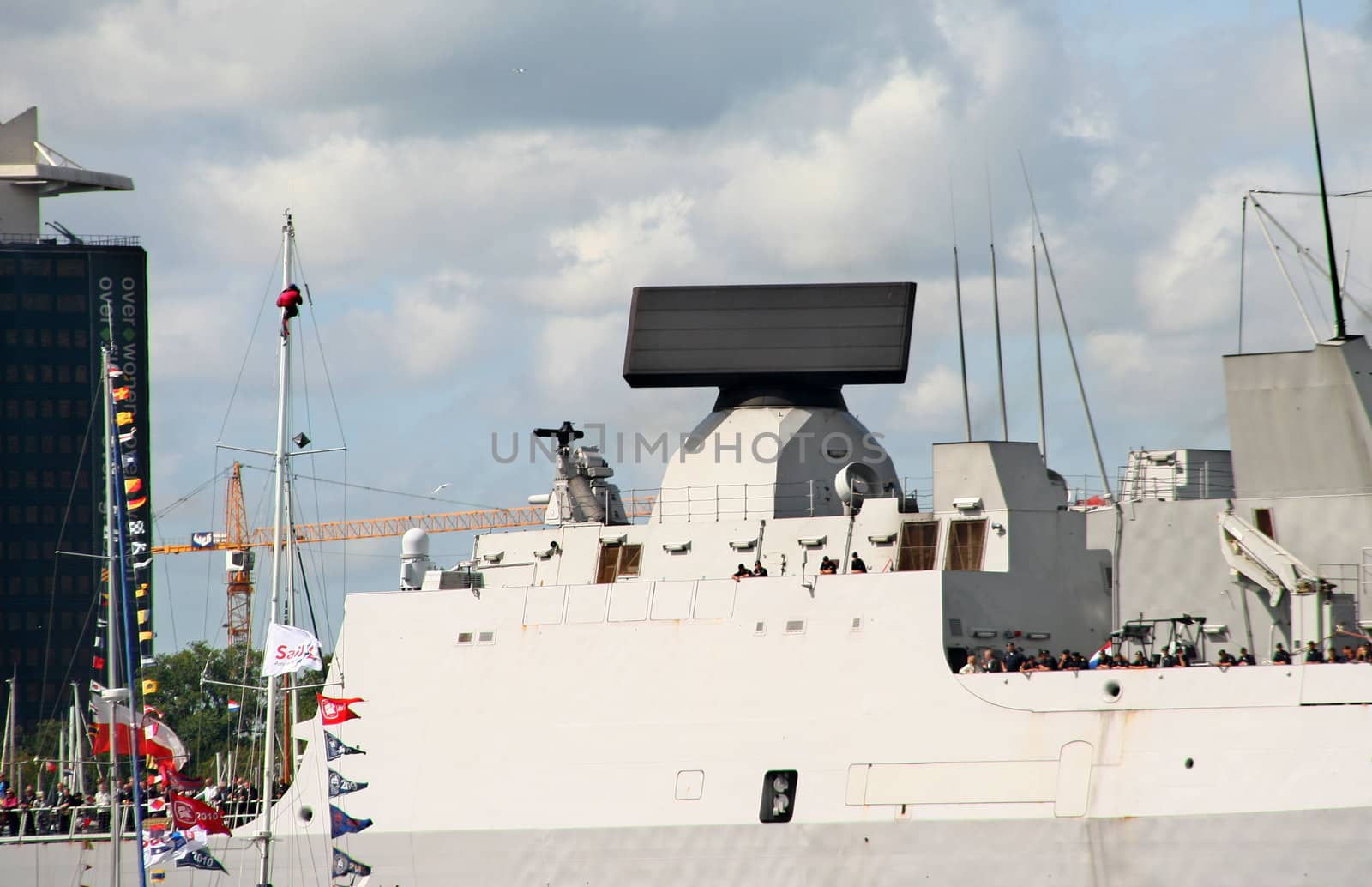 War ship at Sail 2010 in Amsterdam, Holland