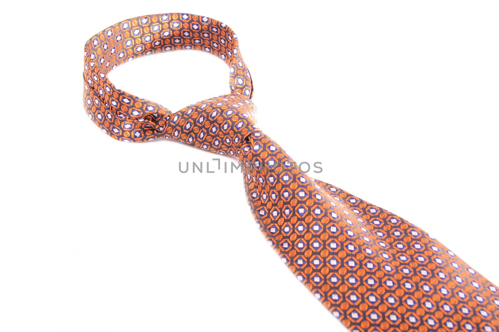 Tie on white background