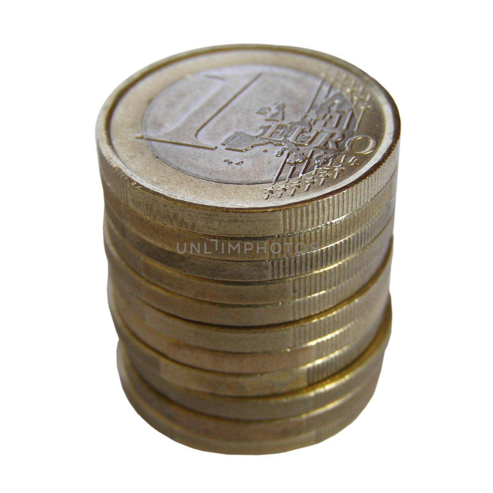 Euro coins money