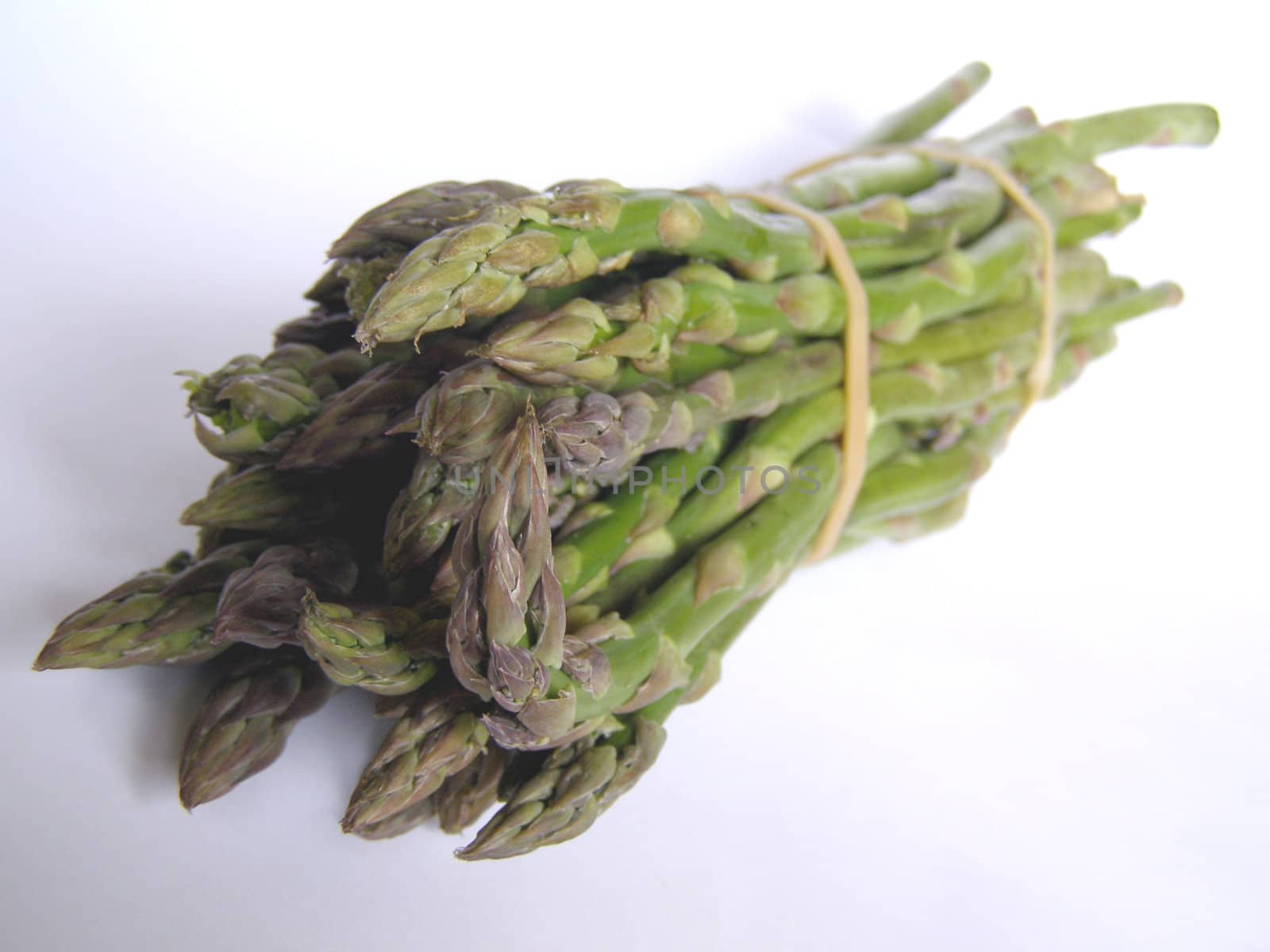 Asparagus isolated over white background