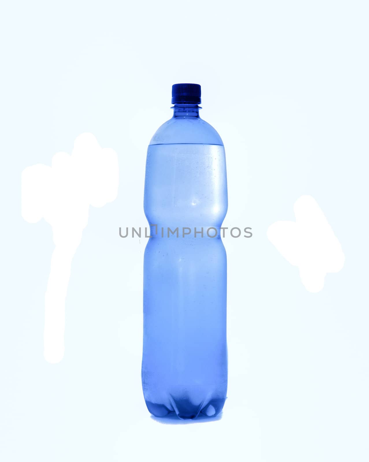 Bottle  with water. by Baltus