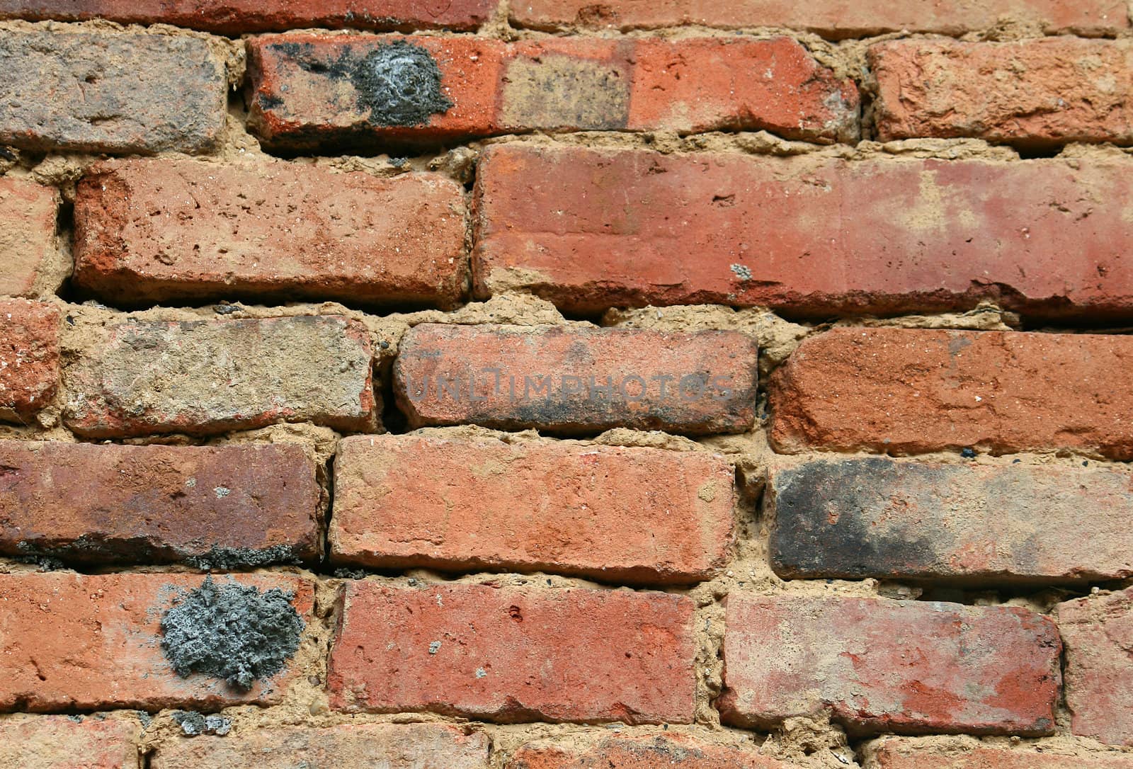 red stone texture with very old bricks