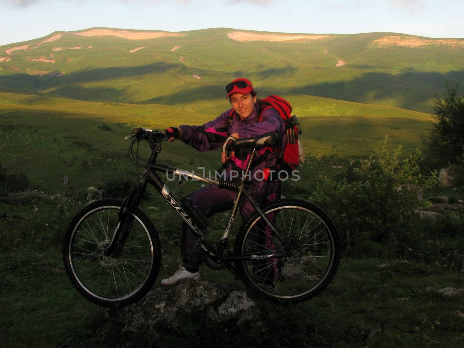 Mountains; rocks; a relief; a landscape; a hill; a panorama; caucasus; top