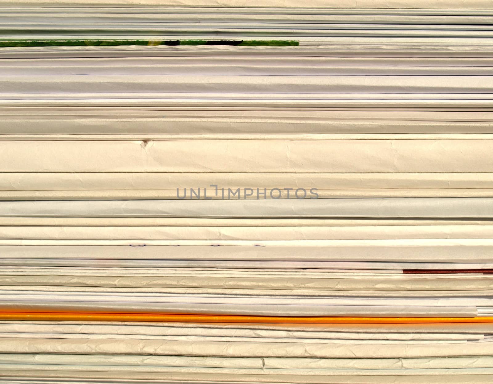 Detail of office paper documents or letters