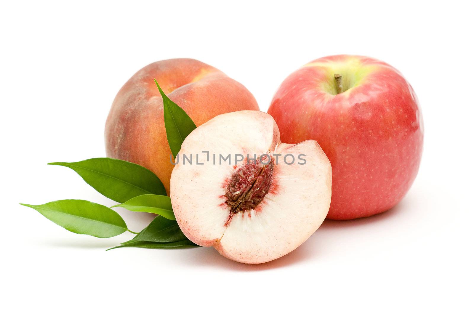 peach and apple by miradrozdowski