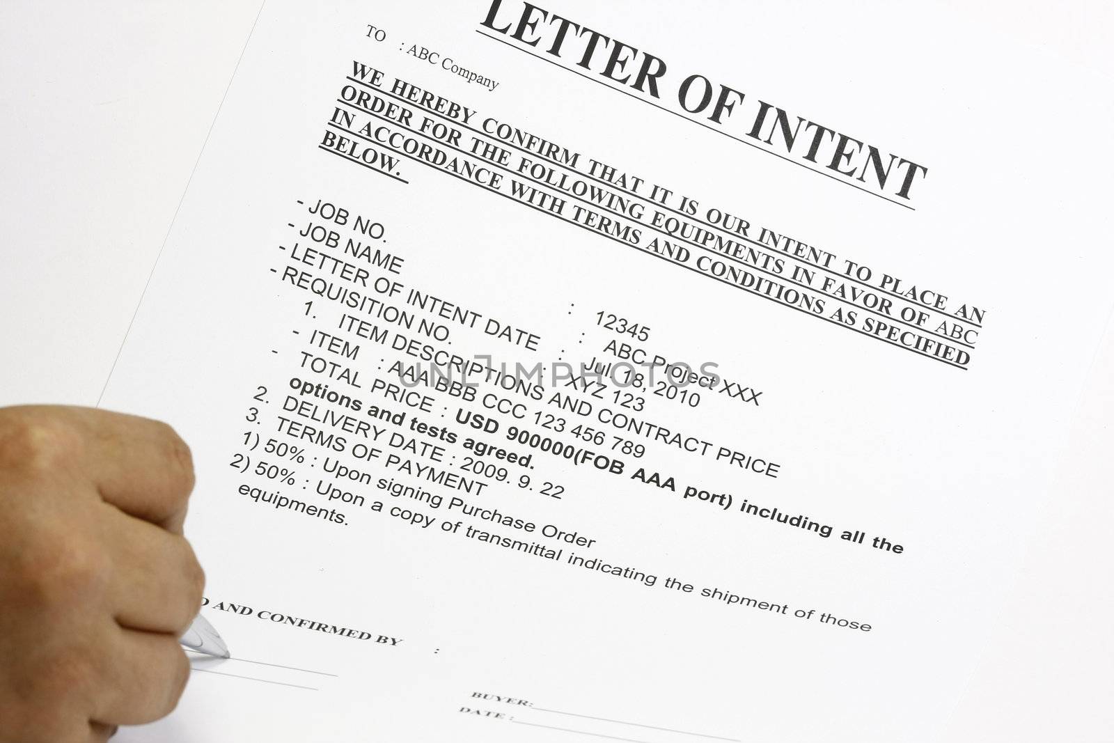 Letter of Intent by sacatani