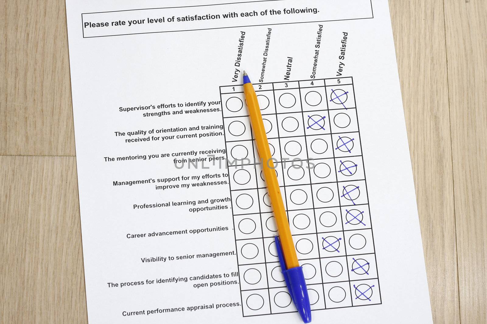 Satisfaction survey by sacatani