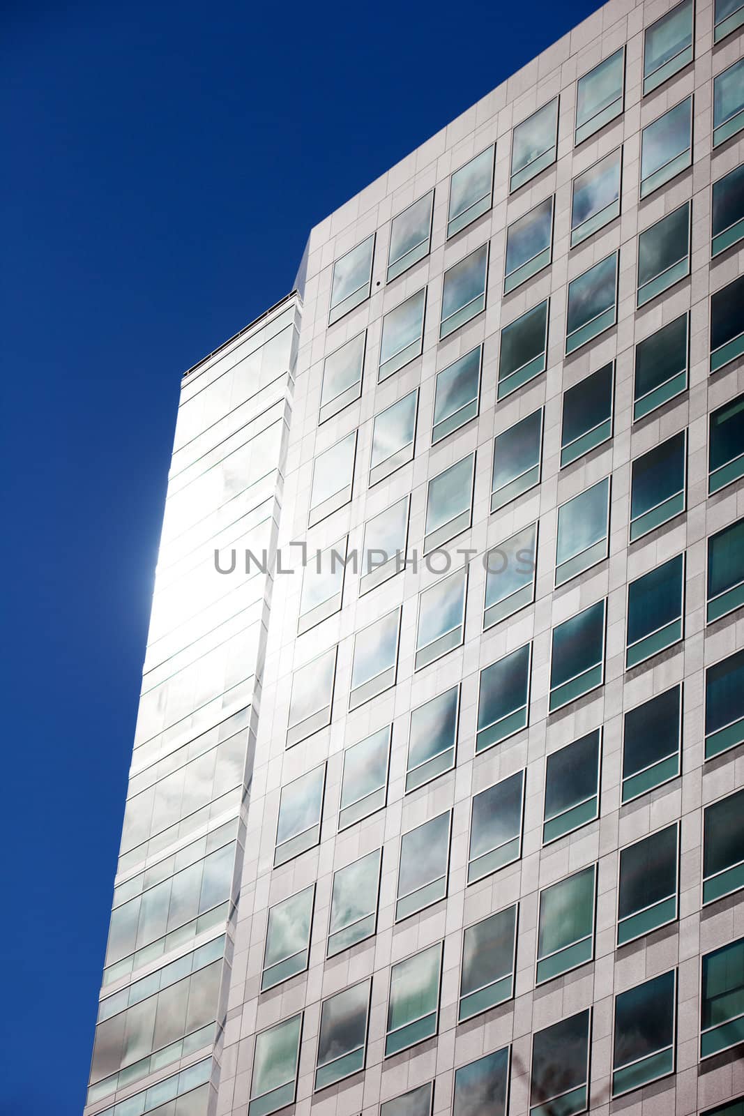 A background style image of a high rise office building