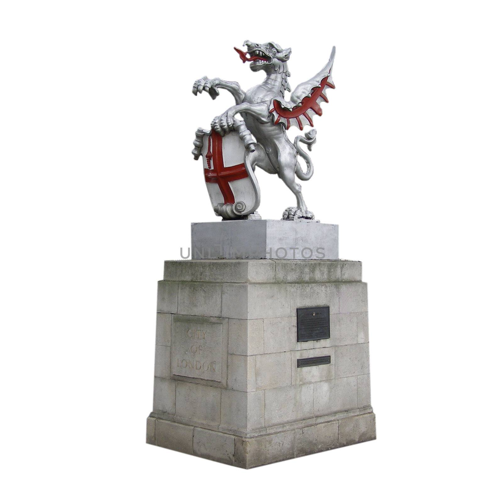 St George with the dragon, symbol of England and London