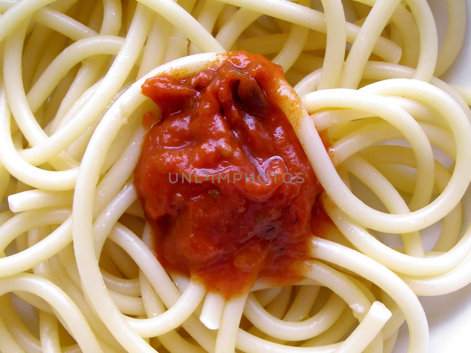 Italian spaghetti pasta
