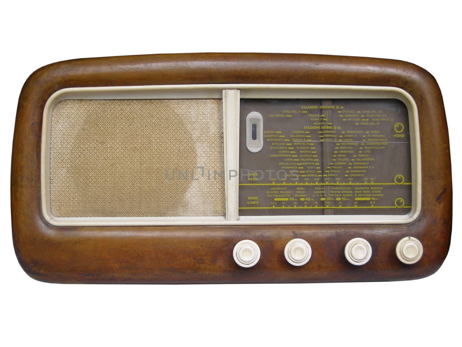 Old AM radio tuner