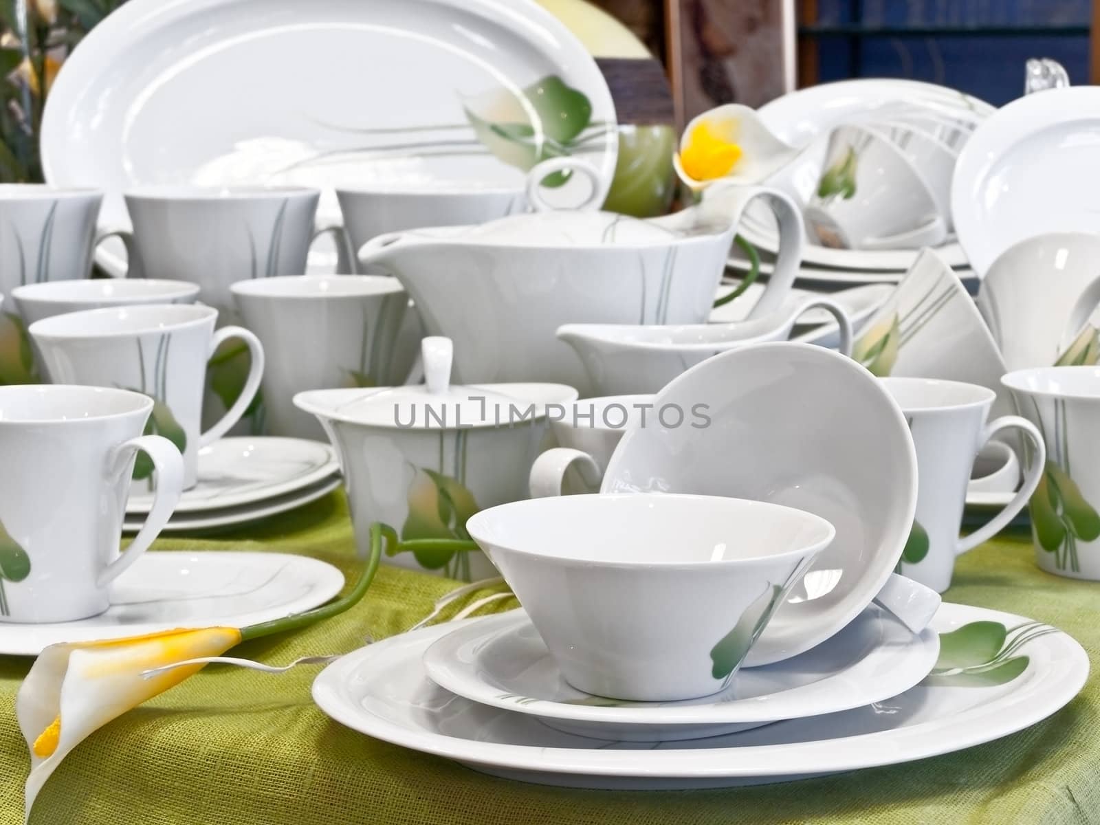 Photo of the tea service