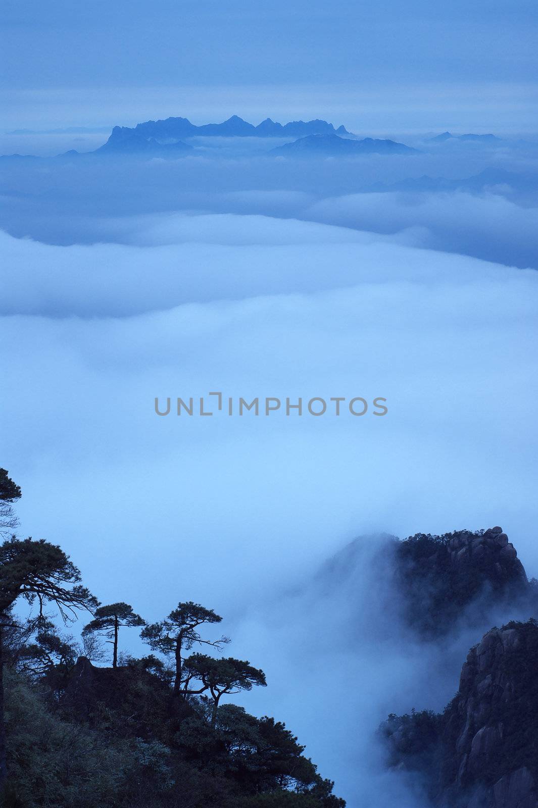 The cloud and mist of Sanqingshan mountai by xfdly5