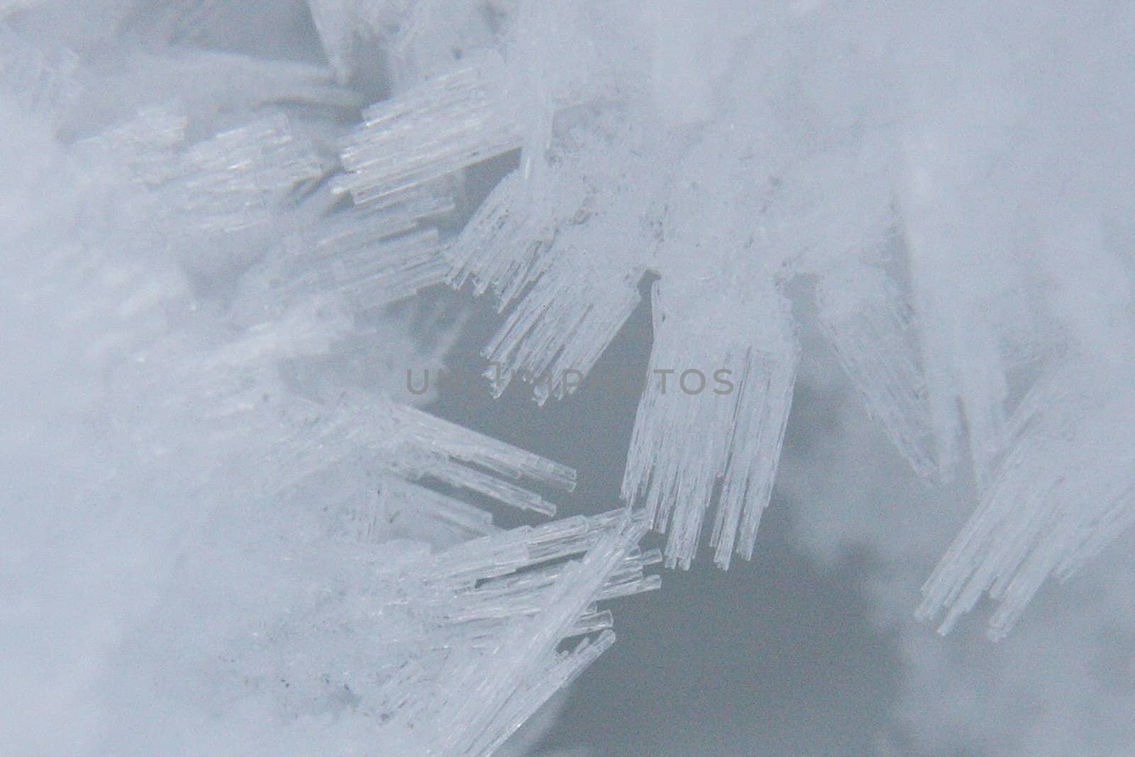 Snow Closeup.  Photo taken in the Mount Hood National Forest, OR.