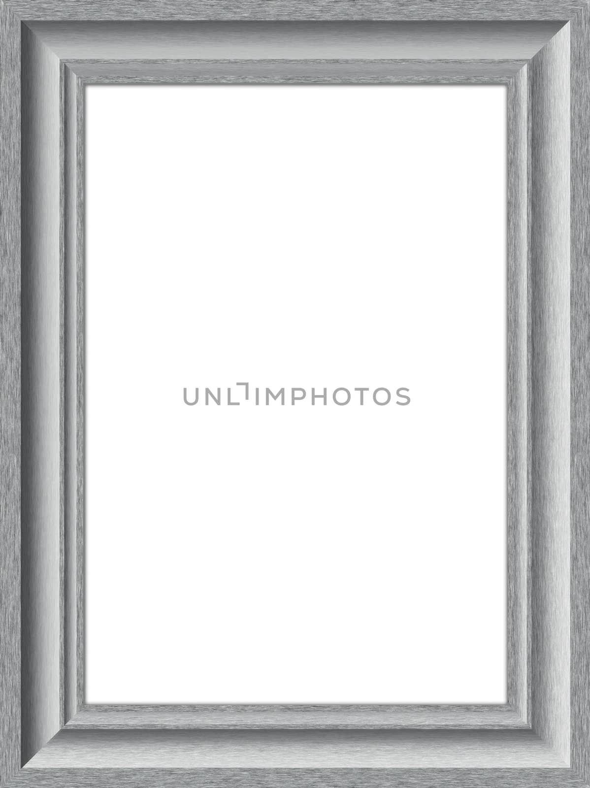 metallic border ower the white background