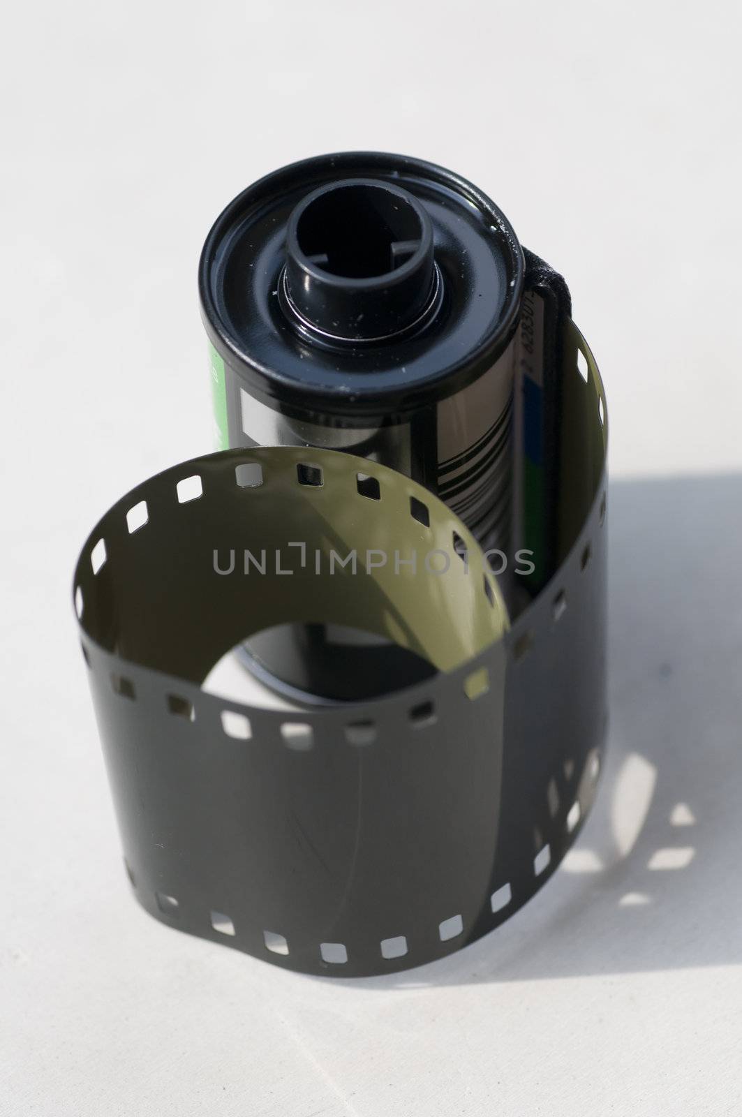 A roll of film for photo slides