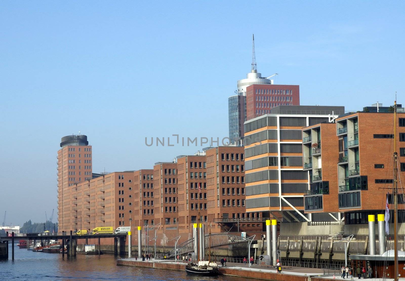The new Hamburgs HafenCity