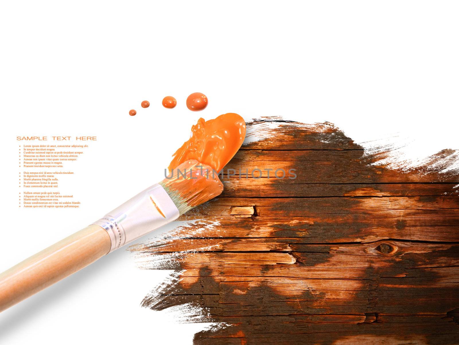 Painting a texture background with copy-space for text