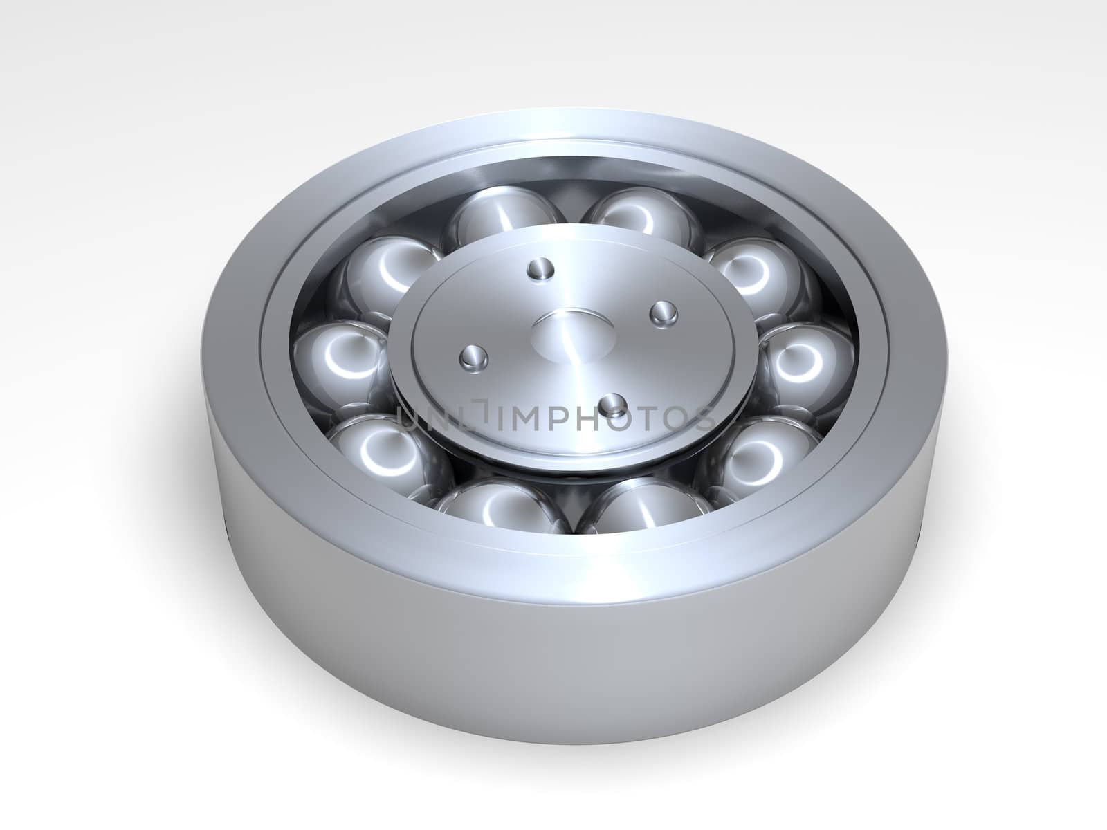 3d image of isolated bearing