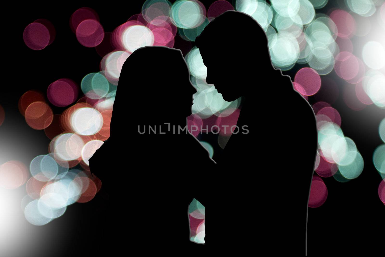 Couple silhouette by carloscastilla
