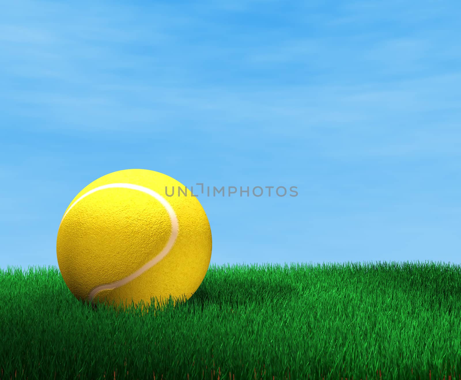Tennis ball by carloscastilla