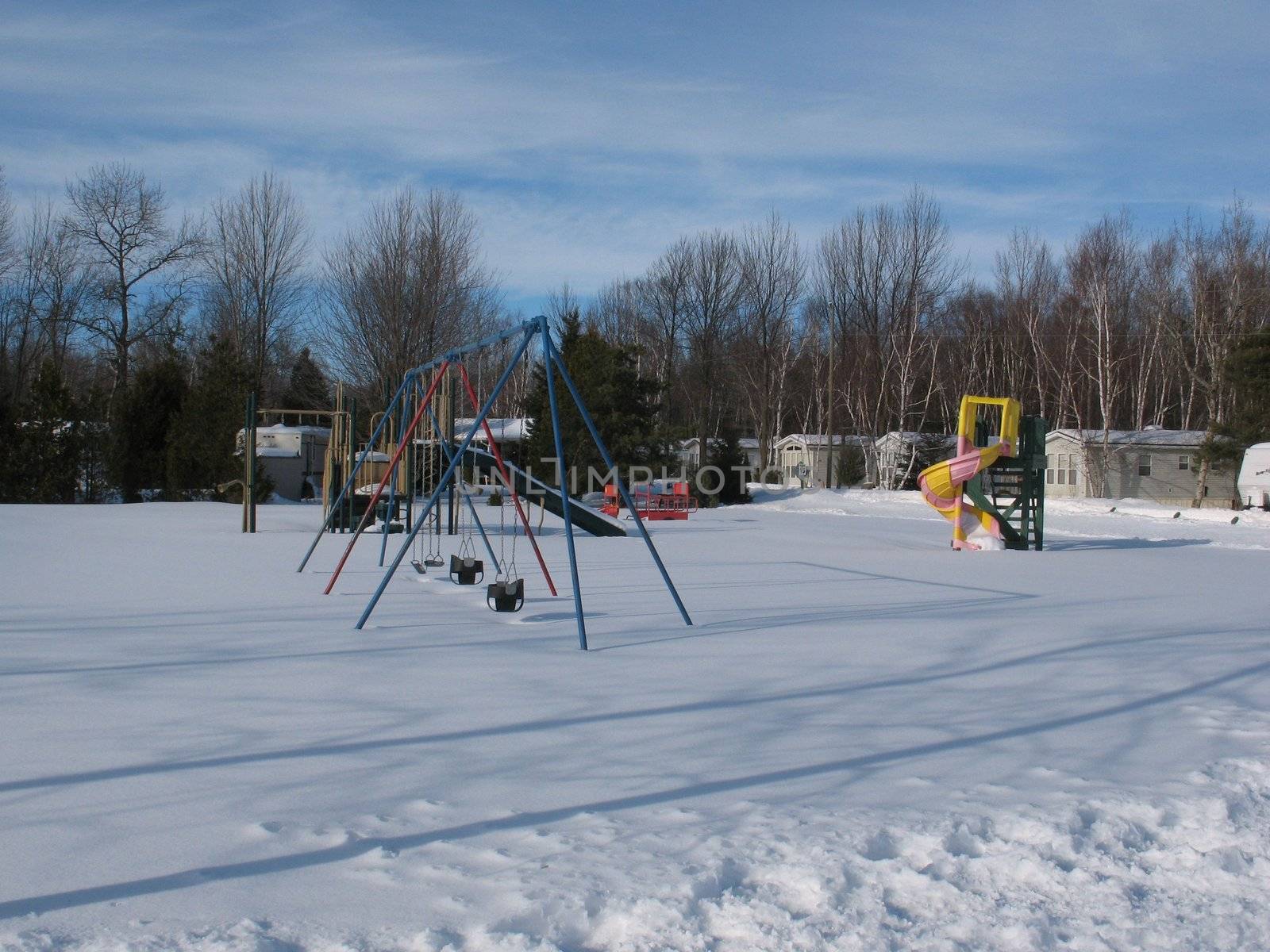 A Playground in Winter by namdlo