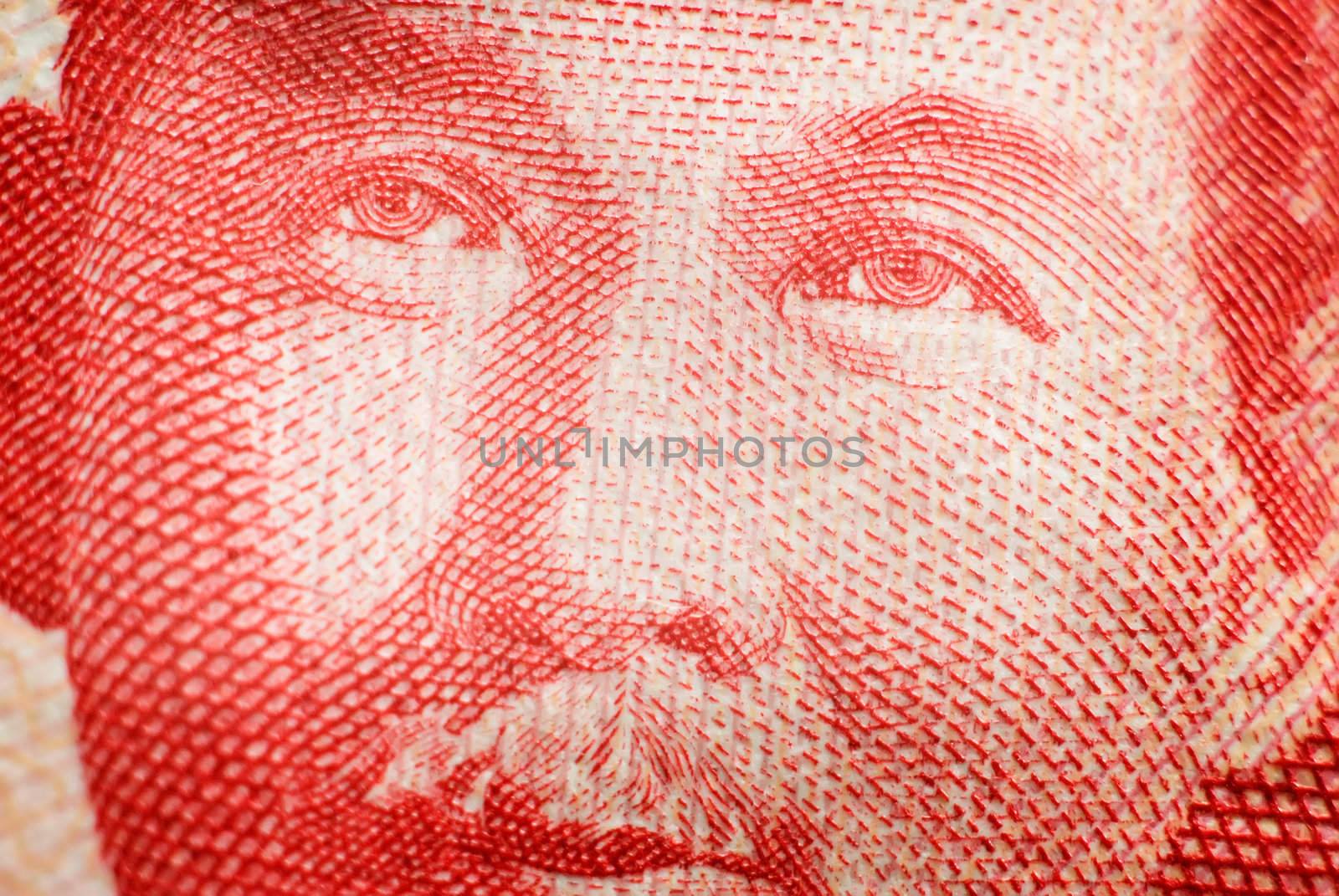 Asia money portrait.