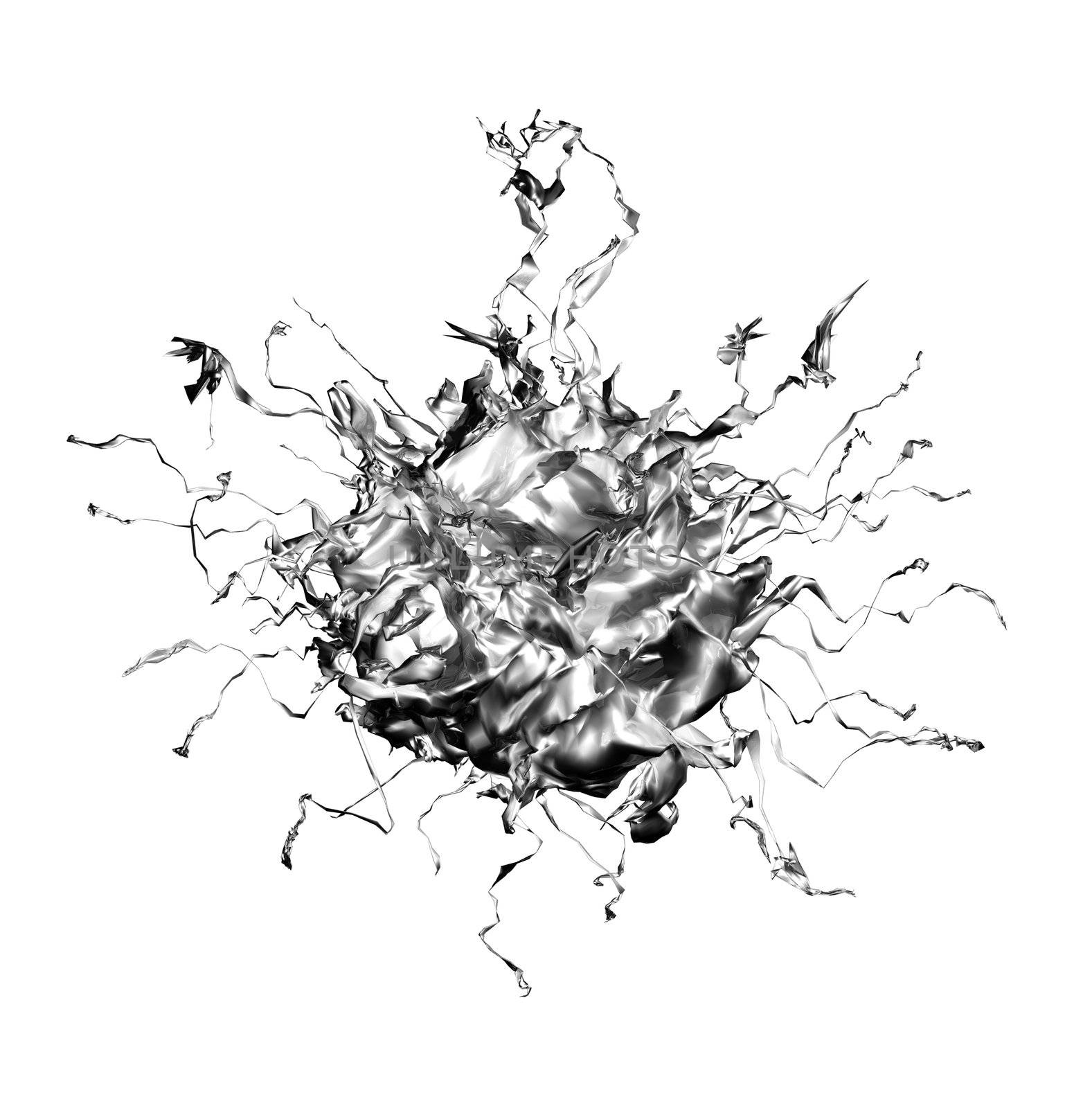 Abstract 3D render for whatever you like. Very high quality with white background.