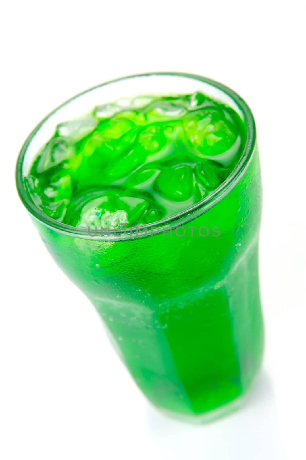 Soda drinks isolated against a white background