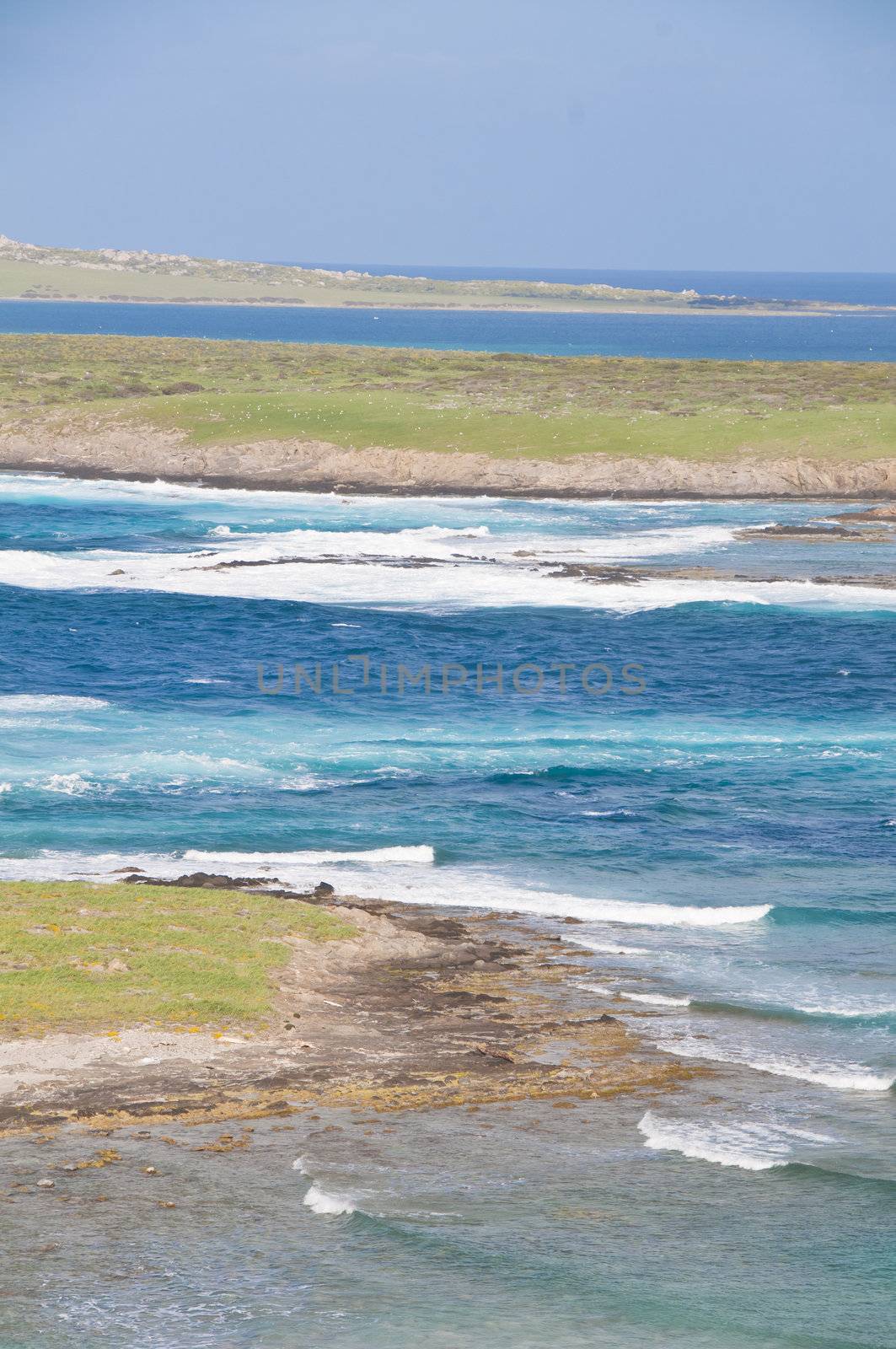 rocks on the beach of Stintino in Sardinia by peus