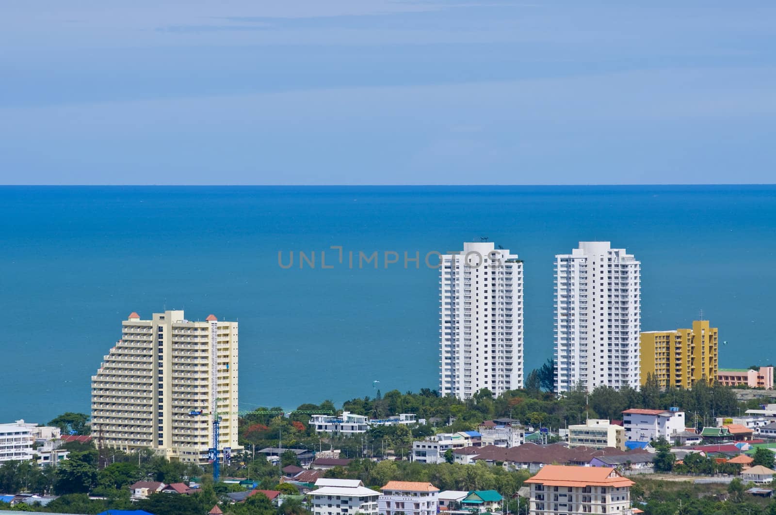 Hua Hin city landscape Thailand