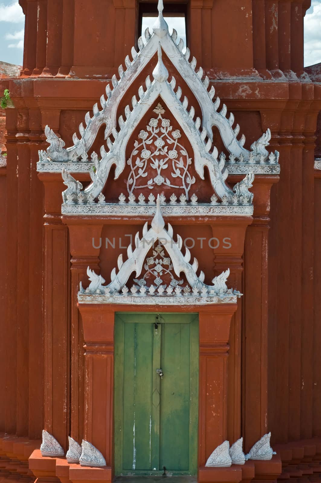 Thai temple door