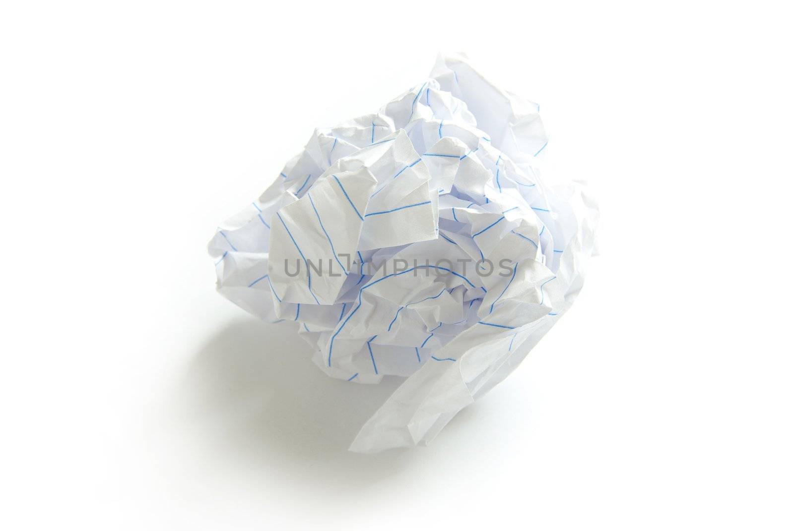 crumpled paper ball by Pakhnyushchyy