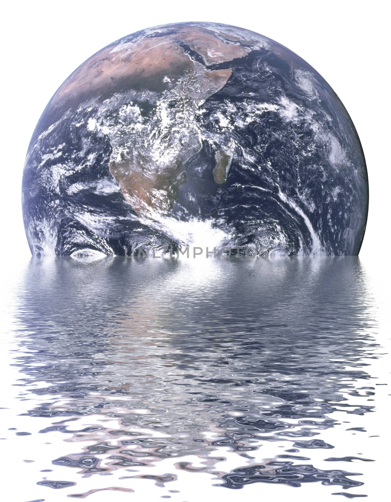 Earth is sinking due to global warming