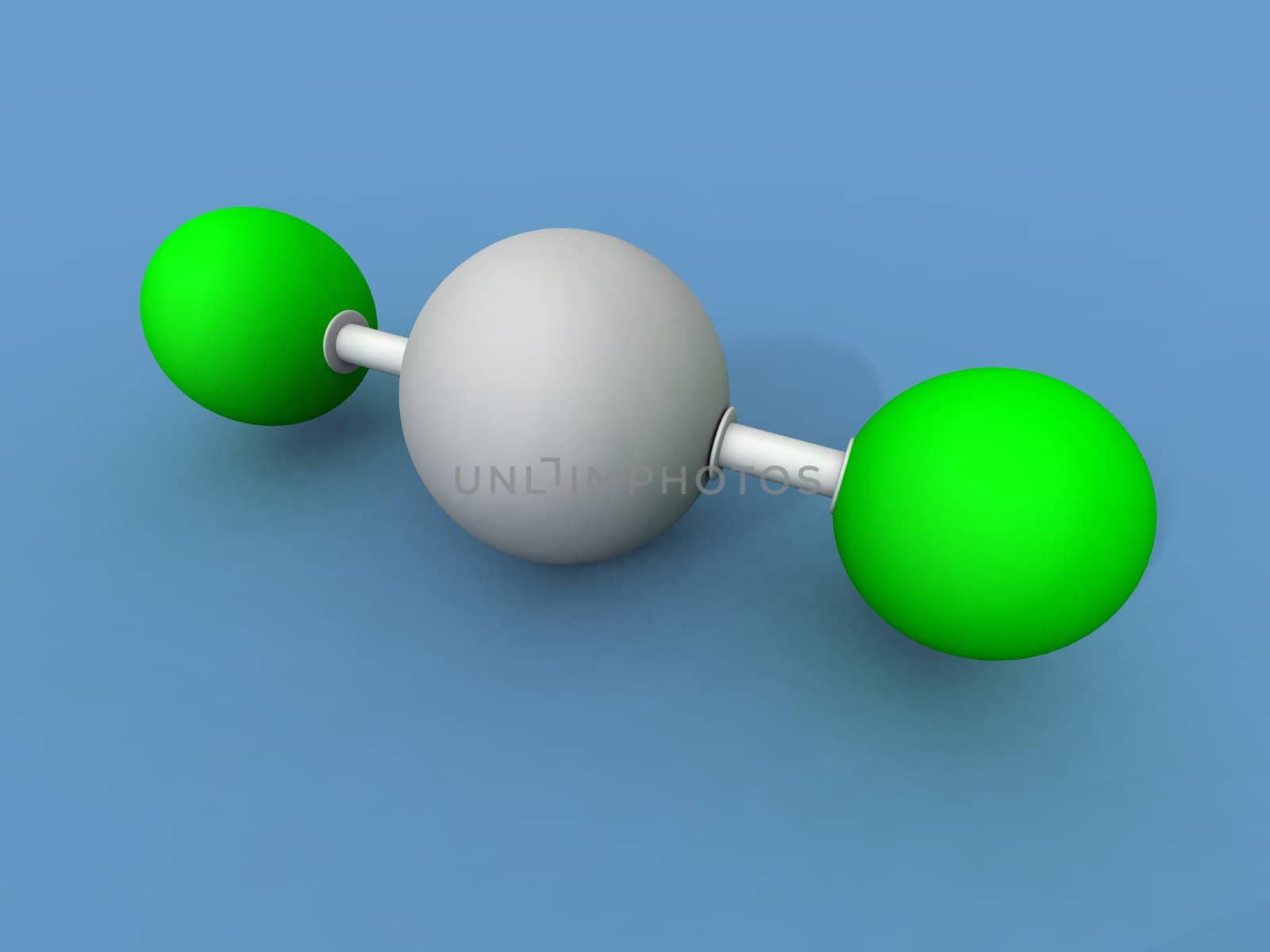 xenon difluoride molecule  by jbouzou