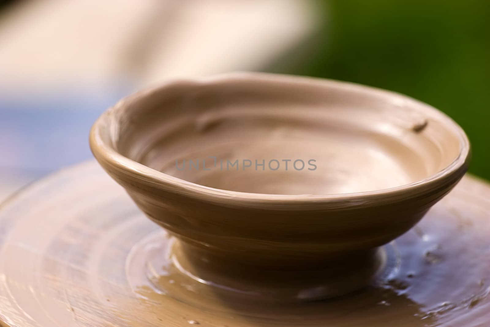New pot on potter's wheel by ints
